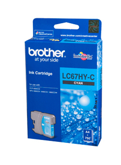 Picture of Brother LC67 Cyan HY Ink Cart