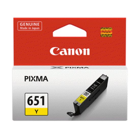 Picture of Canon CLI651 Yellow Ink Cart