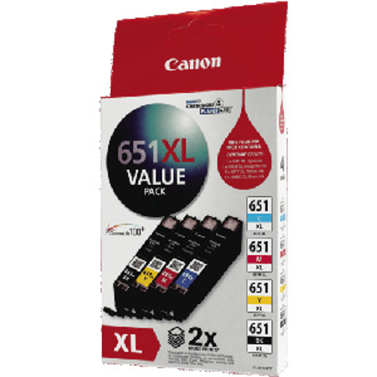 Picture of Canon CLI651XL Ink Value Pack