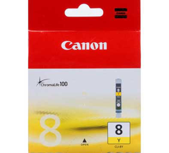 Picture of Canon CLI8Y Yellow Ink Cart