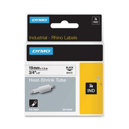 Picture of Dymo Rhno Tube Ht Shrk 19mm Wh