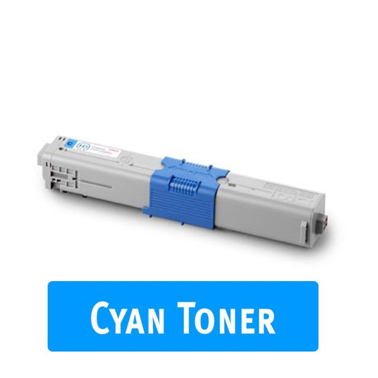 Picture of NZ Made Remanufactured toner to suit Oki toner cyan 2k pg C310/510