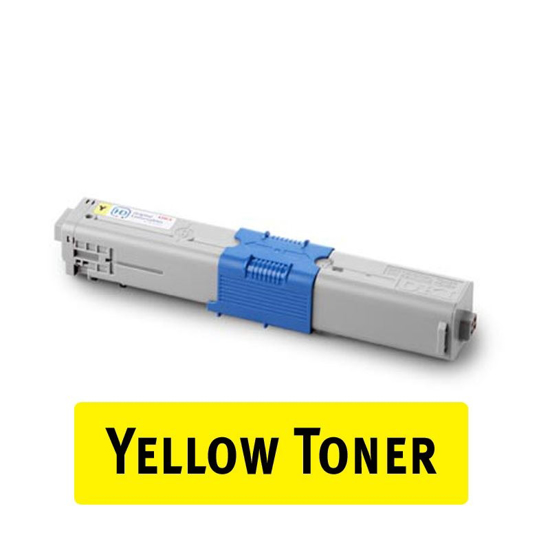 Picture of NZ Made Remanufactured toner to suit Oki toner yellow 2k pg C310/510