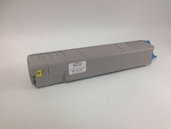 Picture of NZ Made Remanufactured Yellow Toner Oki Colour Laser C8600 6k page yield