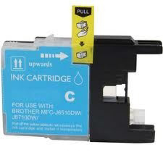 Picture of Compatible Brother LC135XLBk High Volume Ink - Cyan