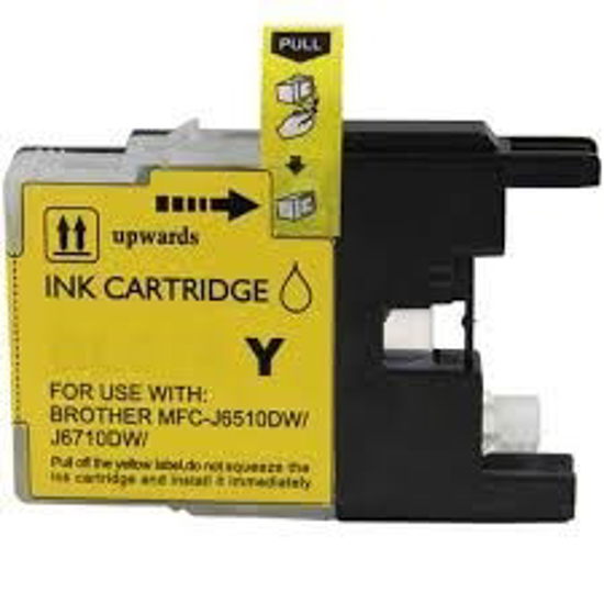 Picture of Compatible Brother LC135XLBk High Volume Ink - Yellow