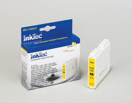 Picture of Compatible Brother LC37 / LC57 Yellow ink
