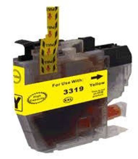 Picture of Compatible Brother LC3319XL Yellow ink Cartridge