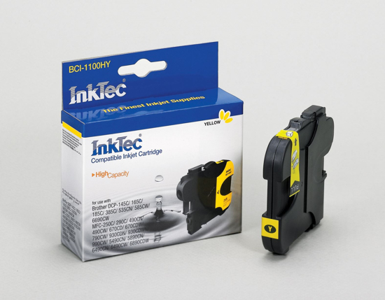 Picture of Compatible yellow ink for Brother LC38 and LC67